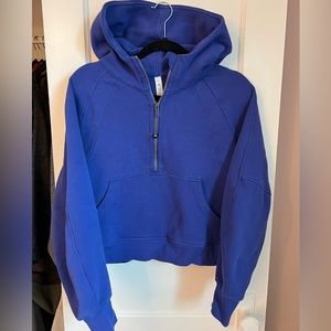 lululemon scuba oversized half-zip hoodie